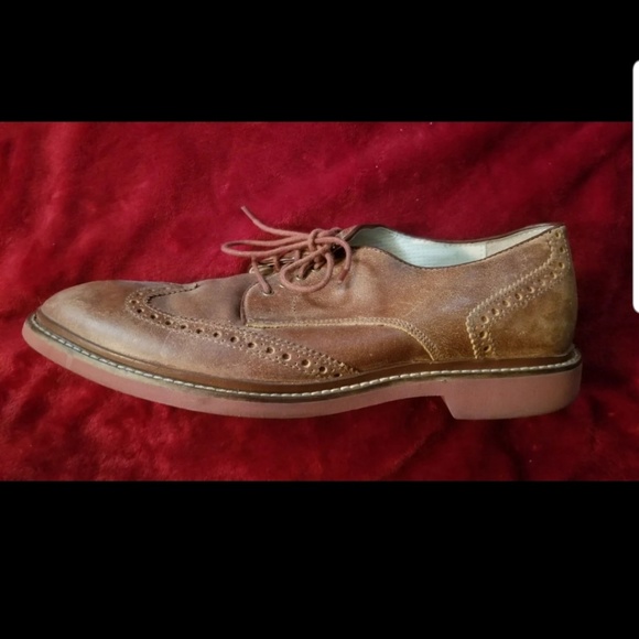 Cole Haan Brown Wingtip Oxford Dress Shoes Size 8 - Picture 5 of 8